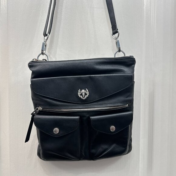 RUDSAK Leather Sully Crossbody Bag Backpack Purse All Saints Coach Mackage - Picture 3 of 11